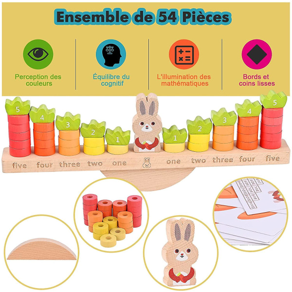 Math Toy, Balance Game, Math Learning Educational Toys Games, Kids Math Game 1pc