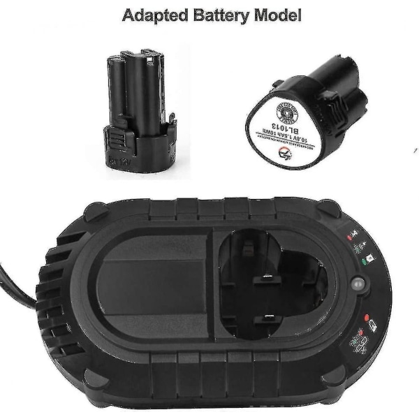 Oplader til Makita Bl1013 Bl1014 10.8v-12v Lithium-ion batterier - Dc10wa elektrisk boremaskine skruetrækker reservebatteri strømforsyning