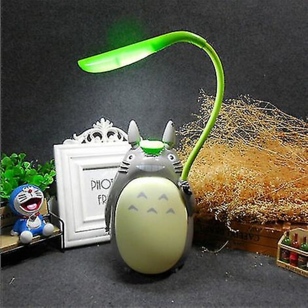 Lampe De Bureau De Chargement Usb Cartoon Totoro, Veilleuse Crative  Double Usage (ventre Blanc Chinchilla)-kartokner