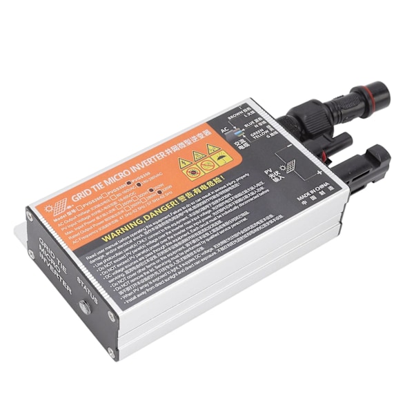 Solcelle mikroinverter nettkobling 18?60V høy konverteringsfrekvens vanntett nettkobling mikroinverter for generasjonssystemer AC220V 350W
