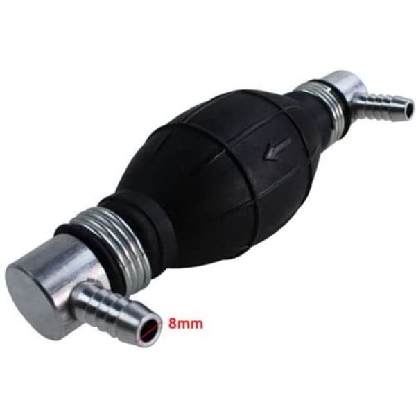 Bränsleprimerpump för diesel-, bensin- och bensinsystem, 8 mm 90° vinkel, universal - AIMOONSA
