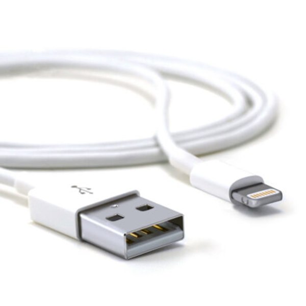 USB-kabel 1 m for dataoverføring og lading iPhone 6 - 7 Plus iPad
