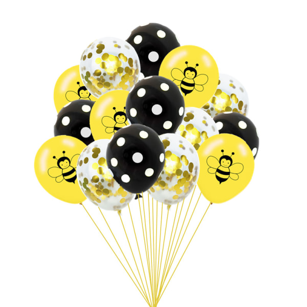 Jolly Bee-ballonger, 10-pack latexballonger