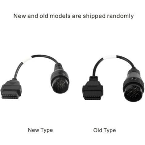OBD2 38-ben til 16-ben adapterstik diagnostisk kabel til Iveco lastbiler