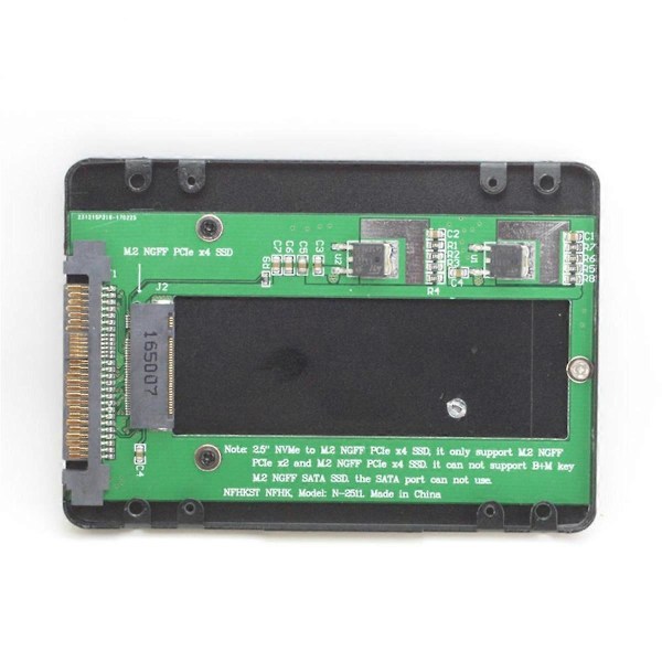 SFF-8639 NVME U.2 til NGFF M.2 M-Key PCIe SSD Kabinet til Bundkort Erstatning for Intel SSD 750 P360