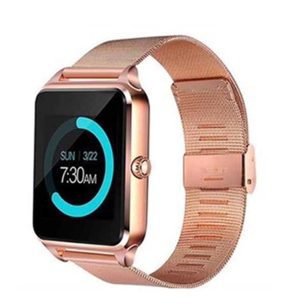 Älykäs rannerengas watch sisäkortti SIM-sykeharjoitusaskelmittari bluetooth watch metalliranneke 1kpl