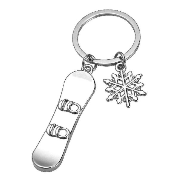 Winter Sports Ski Keychain Snowboard Keychain Games Small Gift Bd