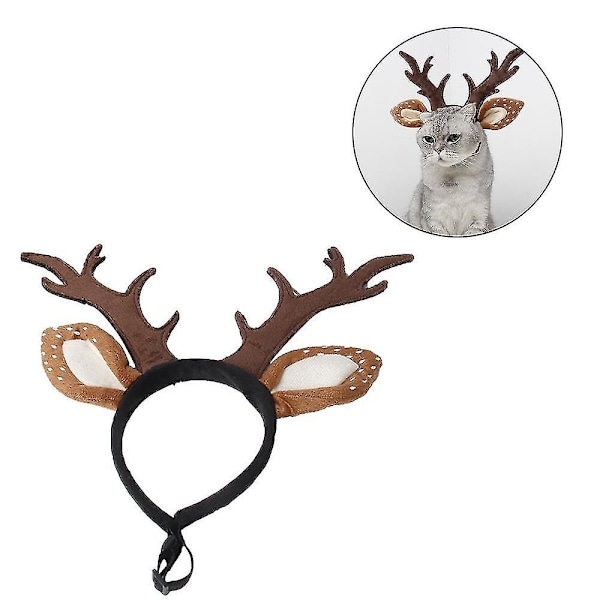 Jule-rein-gevir for hunder, for hunder i julestil, størrelse L