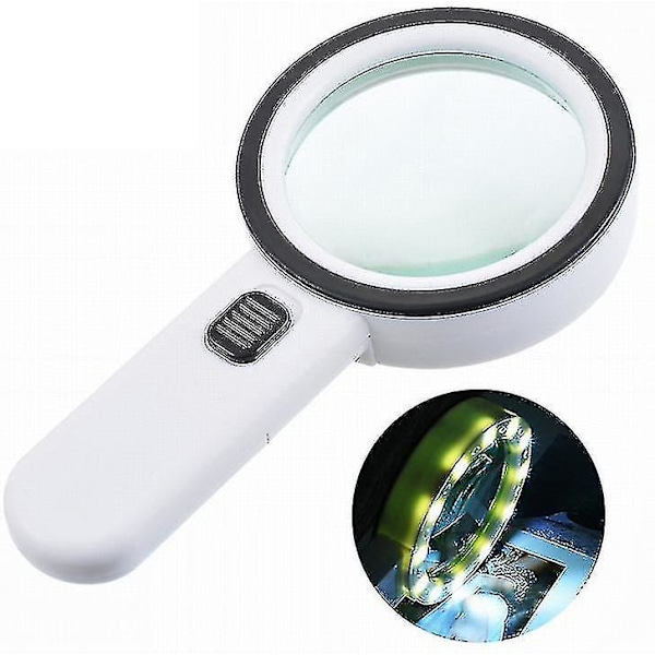 30x Magnifiers With Led Light