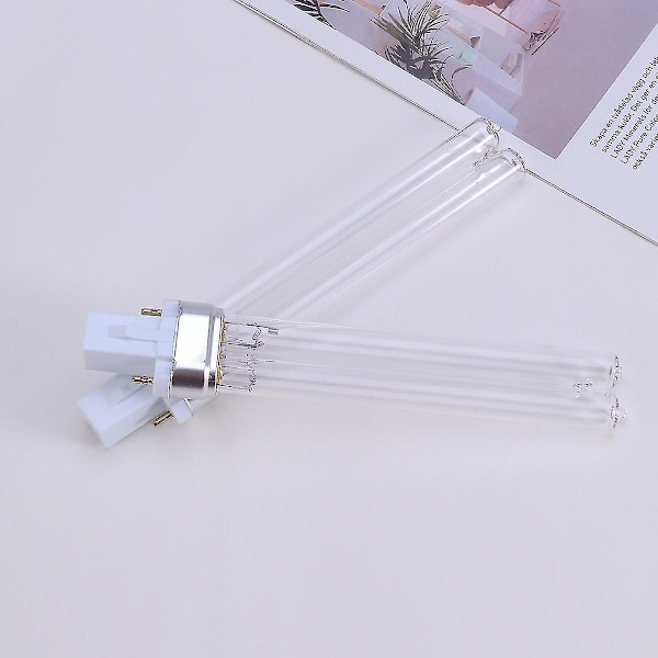 2 stk. 11W Ultraviolet UV Desinfektionslyslamper UV Steriliseringslys Pærer til Sterilisator Akvarium (G23 Lampesockel)