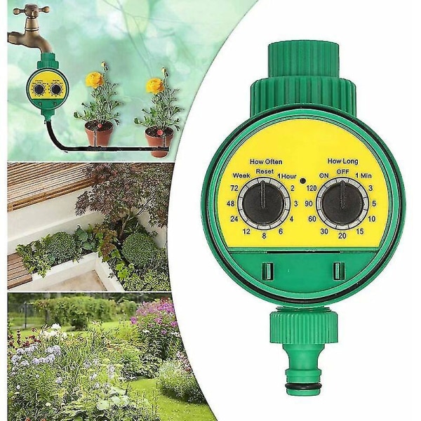 Automatisk vanding timer, programmerbar digital slange vandhane Timer Smart sprinkler vanding vanding System Controller til havegård græsplæne blomst #1 (