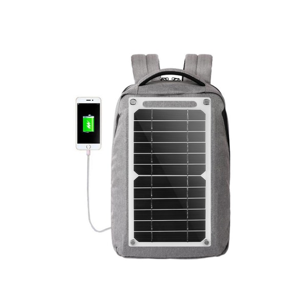 1 stk 10W lite bærbart solcellepanel, bærbart slankt solcellepanel for mobiltelefoncamping