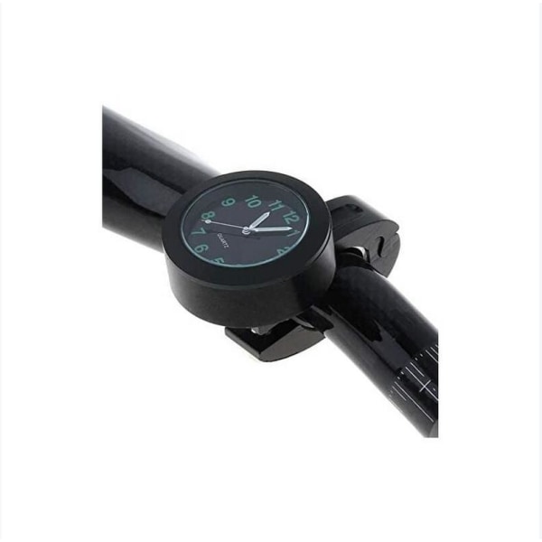 Universal vedenpitävä moottoripyörän watch, moottoripyörän ohjaustangon valokello, musta