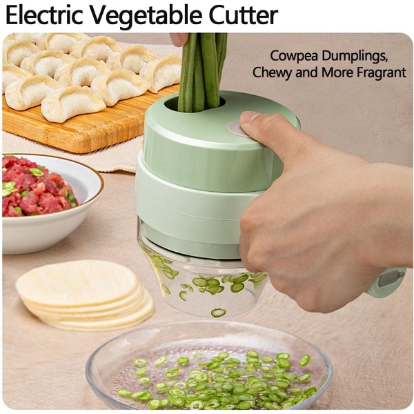 Multifunktionell matlagningsmaskin, elektrisk grönsaksskärare matmaskin