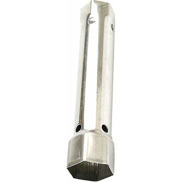 Hylsnyckel (34mm+40mm) För kranreparation, krankran, 2 i 1, hylsnyckel, hylsnyckel, duschhylsnyckel, hållbart reparationsverktyg (silver)