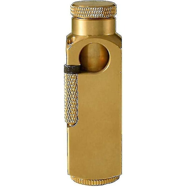 Heavy Machine Trench Pure Brass Kerosene Lighter Retro Metal Gift