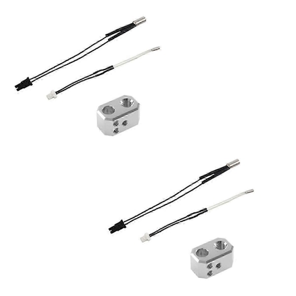 Til Prusa MK4 24V 40W Varmelegeme Termometer Linje og Varmeblok Kit til 3D Printer Ekstruder Dele