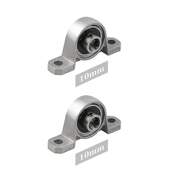 4 stk. Lejehus Flangeleje 10mm KP000 Kugleleje Blok Pudeblok Leje til Reservedele til 3D Printer