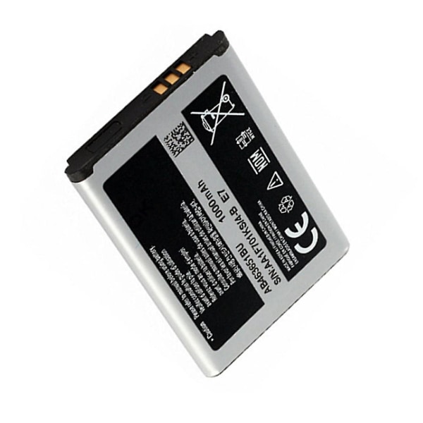 960mah Ab463651bu kompatibel med Samsung Galaxy W559 S5620i S5630c S5560c C3370 C3200 C3518 J808 F339 S5296 C3322 L708e S5610