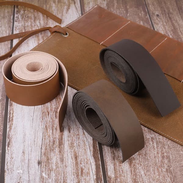 Läderrem Läderrem BRUN 2,5CM brun 2,5cm