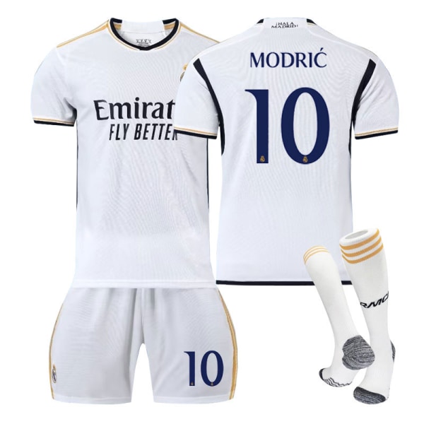 2324 Real Madrid hemmaträningsdräkt tröja sportuniform fotboll för män och kvinnor NO.10 20