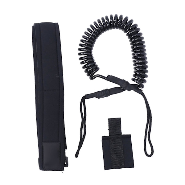 6mm Surfebrett Leash Pålitelig Høy Styrke TPU Spiral Fjær Midje Sikkerhetstau for Vannsport