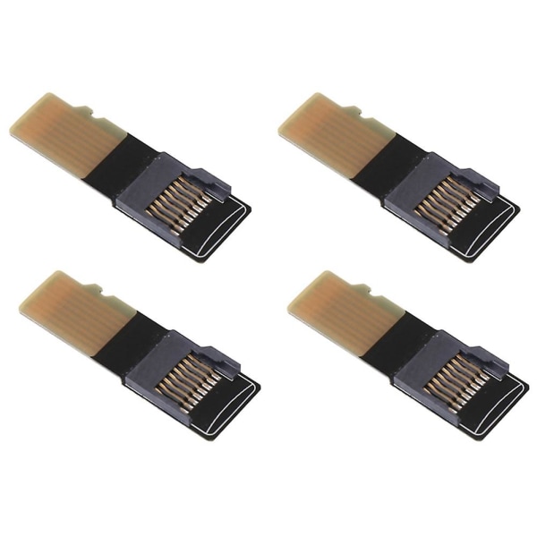 4 Pack Micro-sd Tf minnekortsett hann-til-hun-utvidelsesadapter-forlengelsestestverktøy
