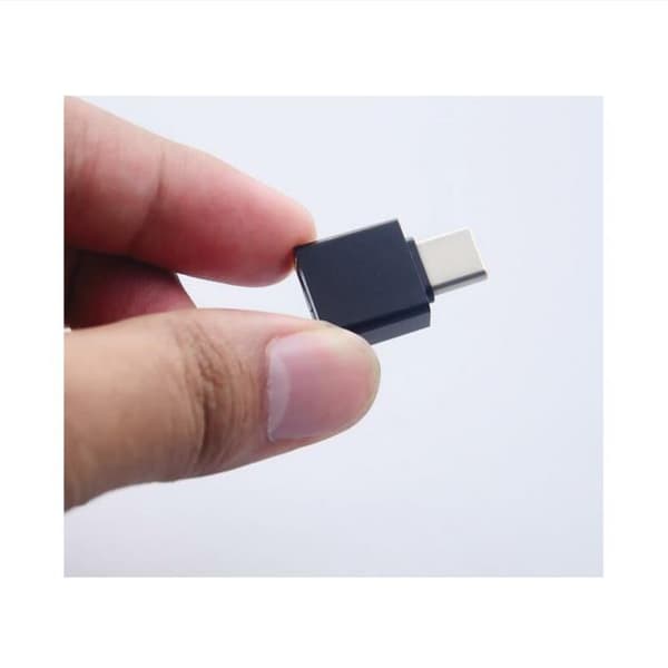 USB Type-C - USB 3.0 -sovitin (musta) 10 kpl:n pakkaus otg-sovittimia