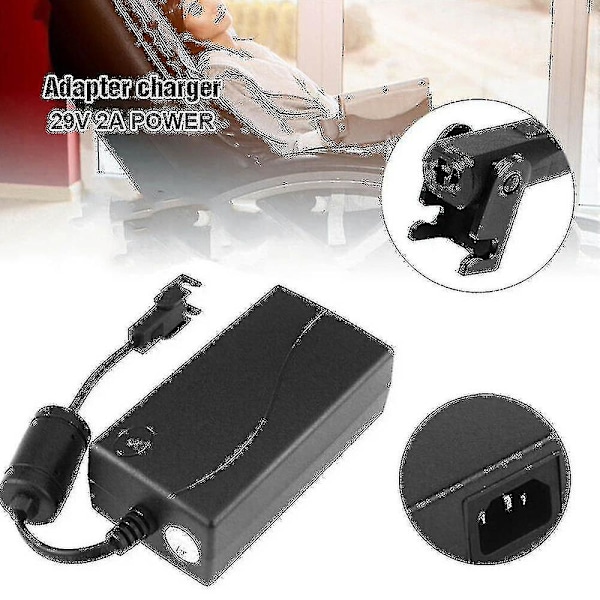 Transformatoradapter 29V AC/DC för elektrisk vilstol/soffa