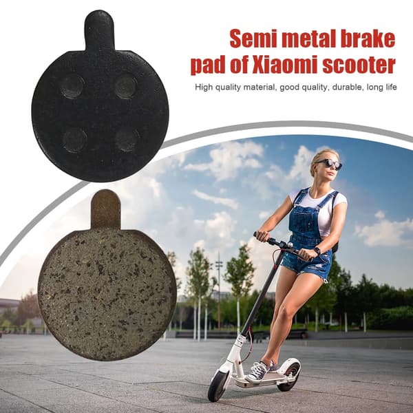 2 stk. skivebremseklodser til Xiaomi M365 Pro Sort
