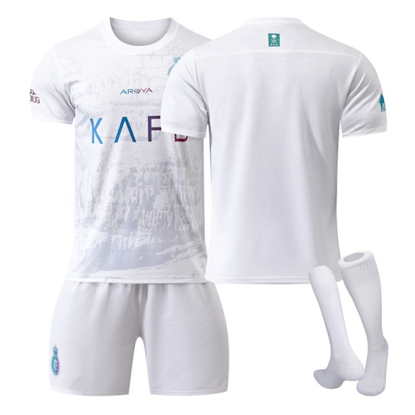 2324 Riyadh Victory Jersey 2 Vieraspelipuku Miesten ja naisten puku Jalkapallopaita No number M