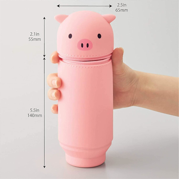 Lab. Punilabo Stand Up Pen Etui (penneholder), Panda, 2,9 x 8,3 tommer (a7714-6)