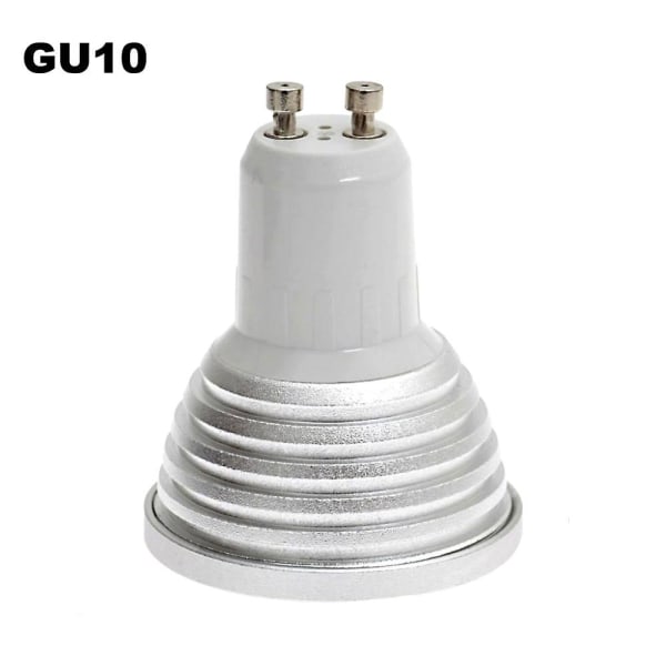 GU10 3W 16 Color LED RGB -lamppulamppu Langaton kaukosäädin