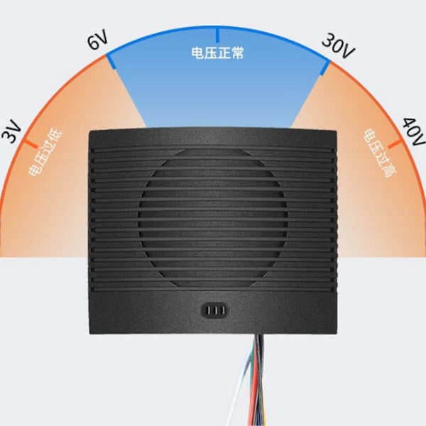 Bil Backvarnare Backup Alarm Superhög Signal Access Control Röstmeddelare MP3-Format Backningsvarningssignal Högtalare
