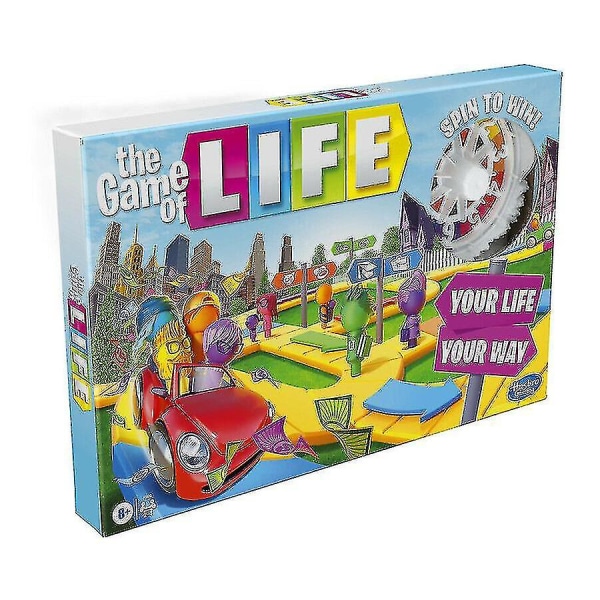 The Game Of Life Board Nyaste utgåvan Rolig Party Barnfamilj Interactive