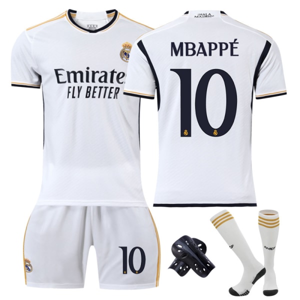 Nr. 10 Mbappe 2324 Real Madrid hjemme fodboldtrøje 3 22size