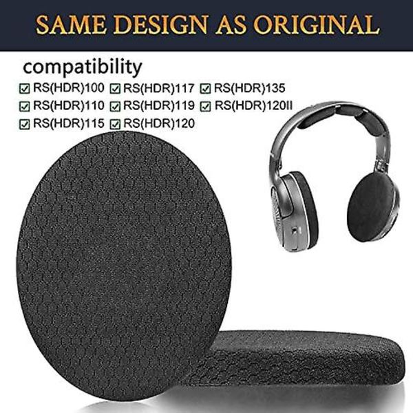 Verkkokangas Korvatyynyt Vaihto Sennheiser Rs120/hdr120/tr120/rs100/rs110/rs115/rs117/rs119/rs136 Kuulokkeille