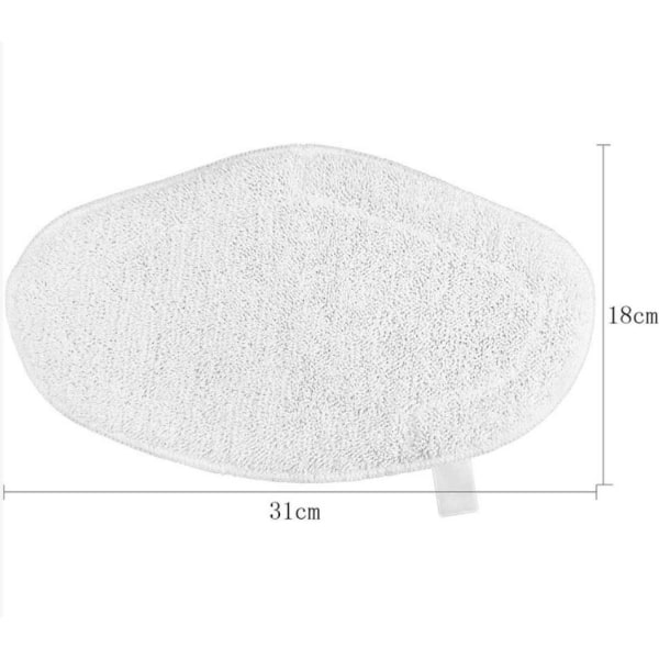 Dampmopp for rengjøring av dampmopp for POLTI Polti Kit Dampmopp Absorberende fiber Hurtigutløsing-8stk