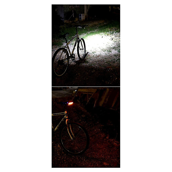 Floodlight 6600mAh polkupyörän valaisin etuvalo, polkupyörän valo korkea kirkkaus maastopyörän lataus polkupyörän Led