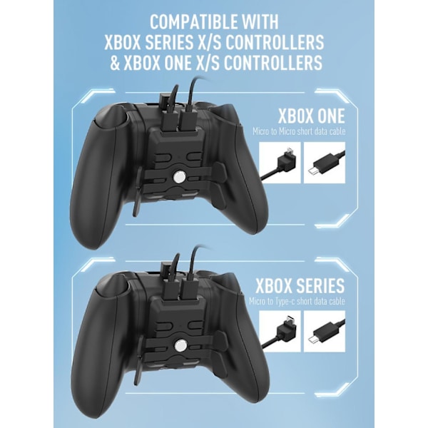 Tilbageknap-tilbehør til X-Box One X S/X-Box Series S/X, Gamepad Tilbageklip Tilbageknap Controller Trådløs Komfortabel Greb Programmerbar