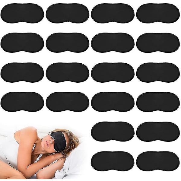 30 Pack Ögonmasker för Engångsbruk, Sovmask, Ljusblockerande för Män & Kvinnor