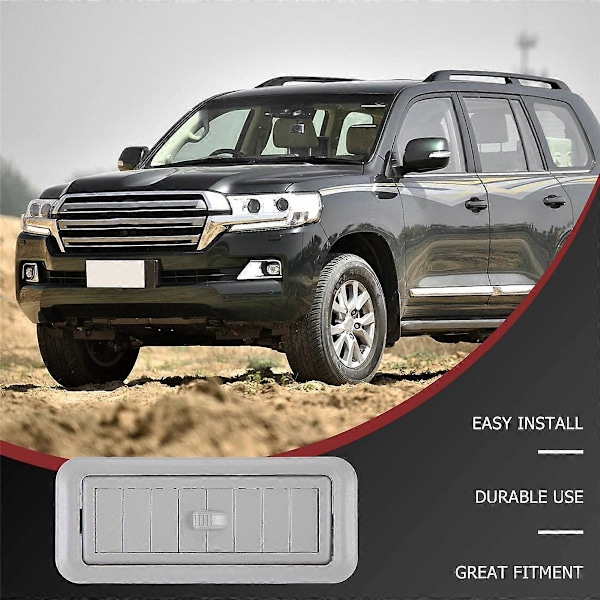 Topp AC-ventiler för Land Cruiser Prado LC150 10-17 Grå