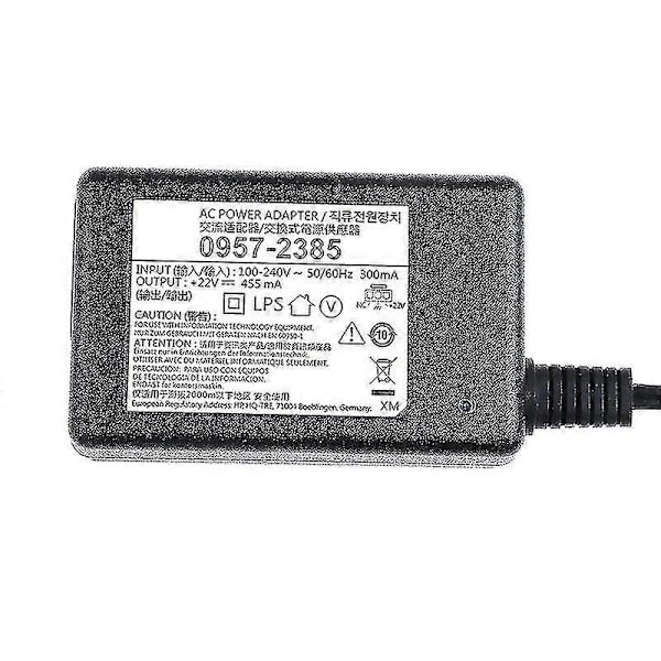 Erstatningsstrømadapter for skriver 1010 2548 1510 1018 22v 455ma 0957-2385/2403