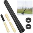 Antenn bil - Universal 12 cm - Kolfiber - Fäste M4/M5/M6 - DAB/FM