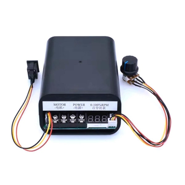 Dc 10-55v 60a Pwm Motor Speed Controller 0-100% Rpm Led Digital Justerbar Cw Ccw Fremoverser Motor Kontrollbryter