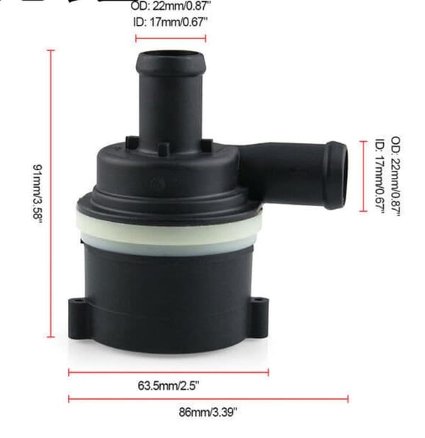 5n0965561a A3 elektrisk vattenpump