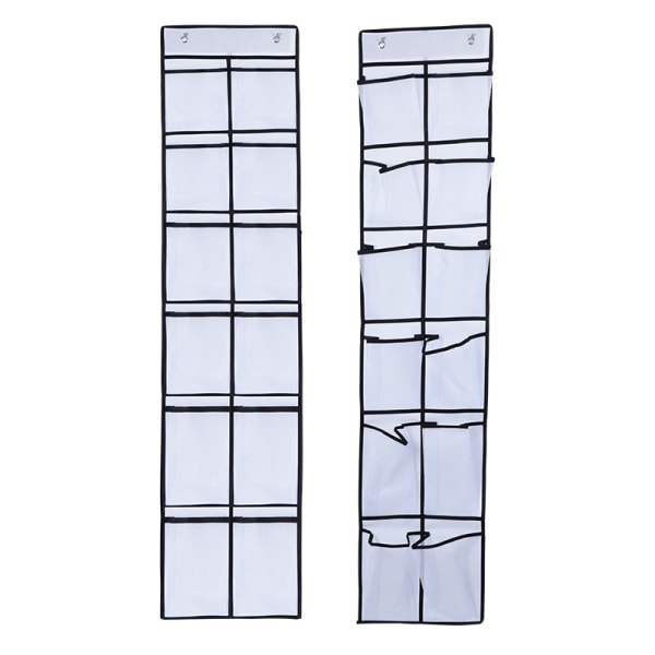 Smal över dörren hängande organizer , vit, set med 2