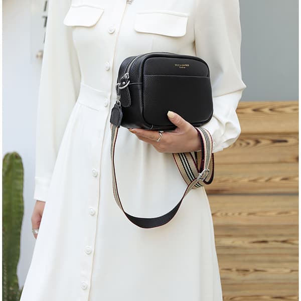 Genuine Leather Crossbody Bag