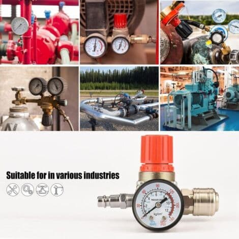 1/4\" pneumatisk lufttryksregulatorventil, pneumatisk trykregulatorventil, trykreguleringsventil til luftkompressor