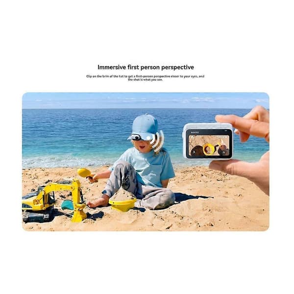 Til Insta360 GO 3S / GO 3 Clip Mount Hat Clip Quick Release Clamp